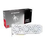 PowerColor Hellhound Spectral White AMD Radeon RX 9060 XT 16GB GDDR6 Graphic Card