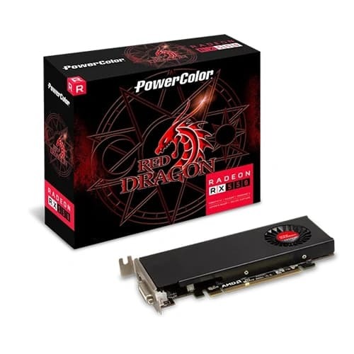 PowerColor RX 550 Red Dragon 2GB GDDR5 Low Profile Graphics Card