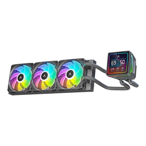 Prolab Design AI360 LCD AIO Liquid Cooler (Black)