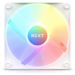 NZXT F120 RGB Core 120mm Cabinet Fan With RGB Controller - White (Triple Pack) - Image 2