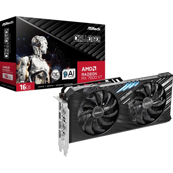 AMD Radeon RX 7600 XT Challenger 16GB OC