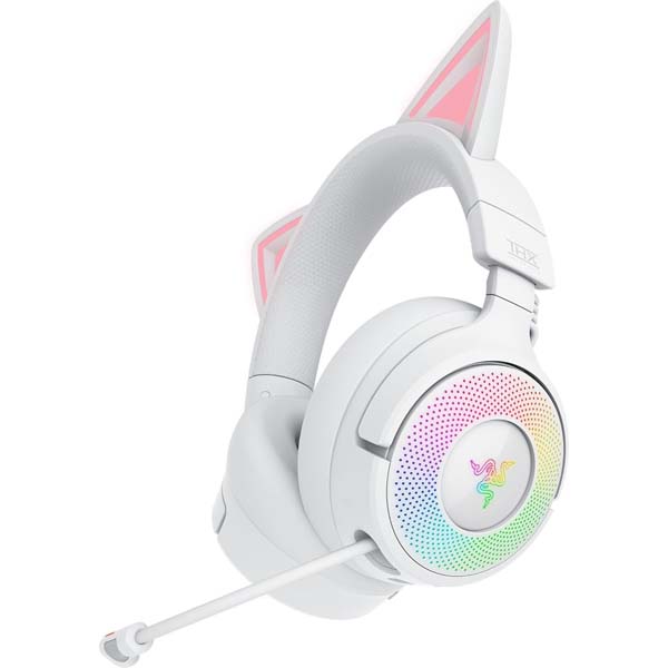 Razer Kraken Kitty V3 Pro Wireless RGB Gaming Headset (White)