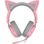 Razer Kraken Kitty V3 X Wired Gaming Headphone (Quartz Pink) - Image 2