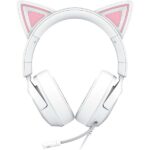 Razer Kraken Kitty V3 X Wired Gaming Headphone (White) - Image 2
