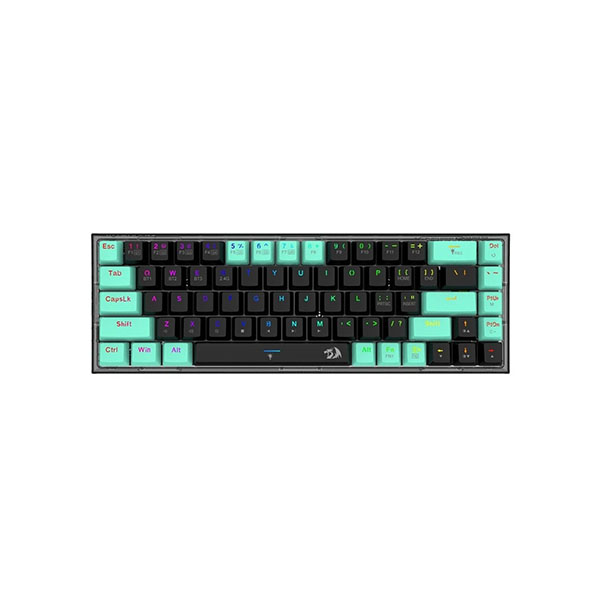 Redragon Castor Pro K631 RGB Wireless Mechanical Gaming Keyboard [Black Green]