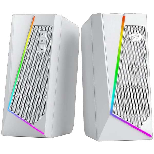 Redragon GS520 Anvil RGB Speakers (White)