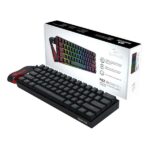 Redragon K617 FIZZ Magnetic Plus 60% Wired Mechanical Keyboard with Strap Black (Magnetic Switch) - Image 2