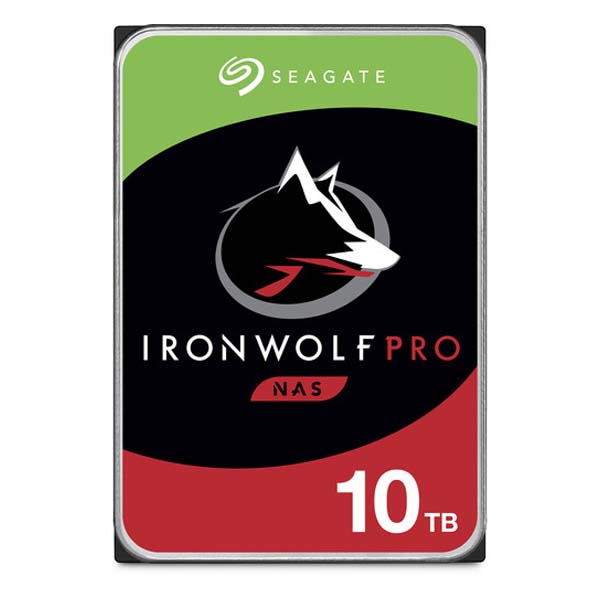 Seagate IronWolf Pro 10TB 256MB Cache 7200 RPM Enterprise NAS Internal HDD (ST10000NT001)