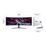 Samsung 57 inch Odyssey Neo G9 Curved Gaming Monitor 240Hz (LS57CG950NWXXL) - Image 4