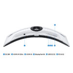 Samsung 57 inch Odyssey Neo G9 Curved Gaming Monitor 240Hz (LS57CG950NWXXL) - Image 5