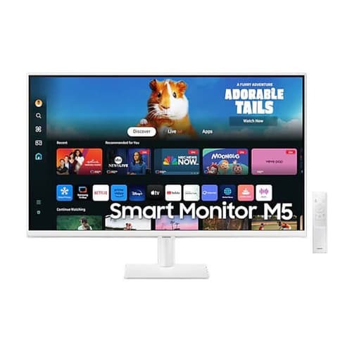 Samsung LS32DM501EWXXL 32 Inch M5 FHD 1920 x 1080 Smart Monitor (White)