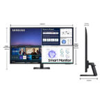 Samsung M7 1m 09cm (43") Smart Monitor with Built-in Speaker - LS43AM704UWXXL - Image 2