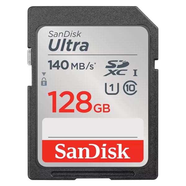 SanDisk 128GB Ultra SDXC SDHC UHS-I Memory Card