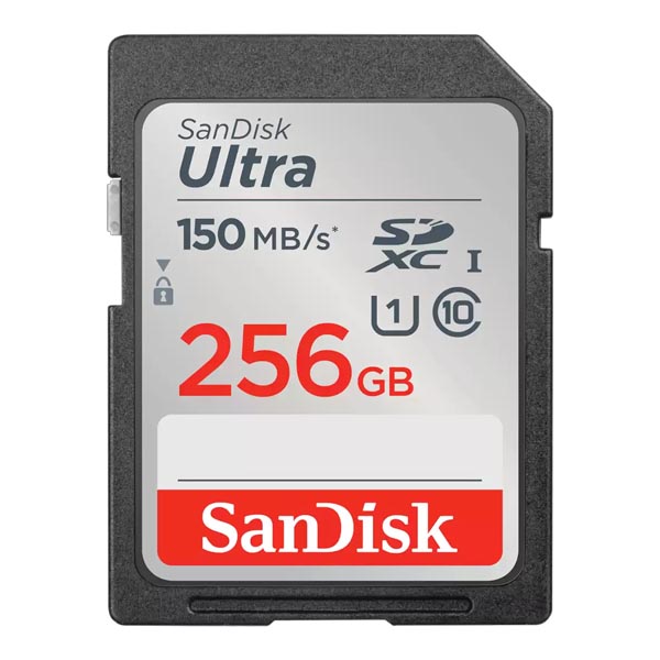 SanDisk 256GB Ultra SDXC SDHC UHS-I Memory Card