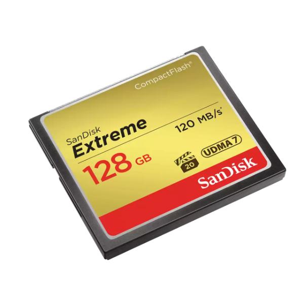 SanDisk Extreme CompactFlash Memory Card - 128GB