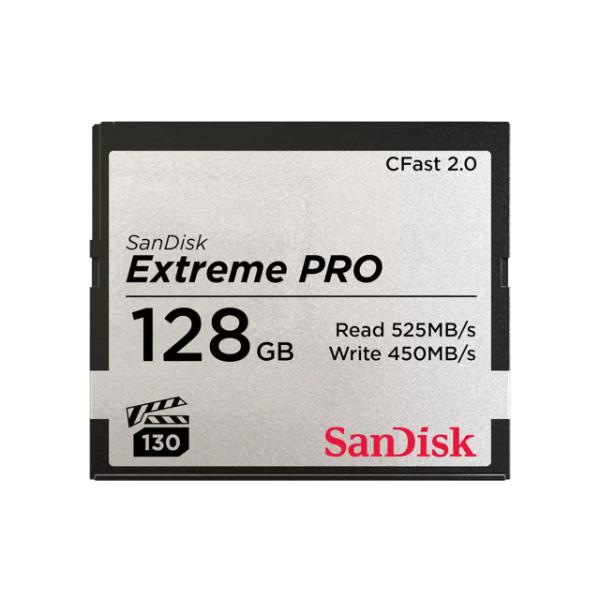 SanDisk Extreme PRO CFast 2.0 Memory Card - 128GB