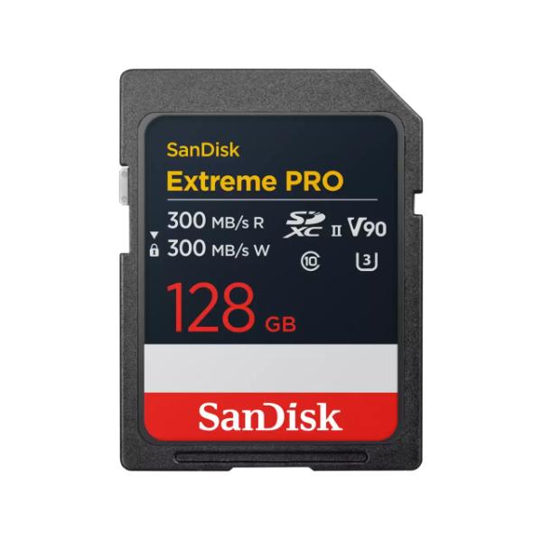 SanDisk Extreme PRO SD UHS-II Card (V90) - 128GB