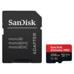SanDisk Extreme Pro 256GB microSDXC UHS-I Memory Card With Adapter - Image 3