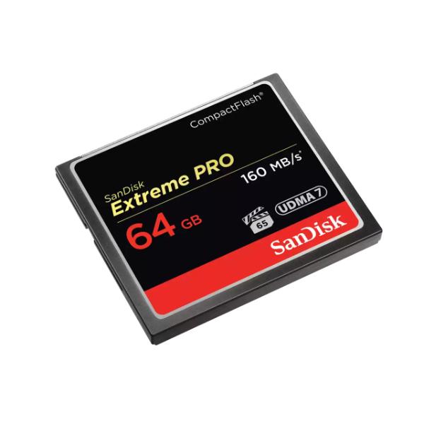 SanDisk Extreme Pro CompactFlash Memory Card - 64GB
