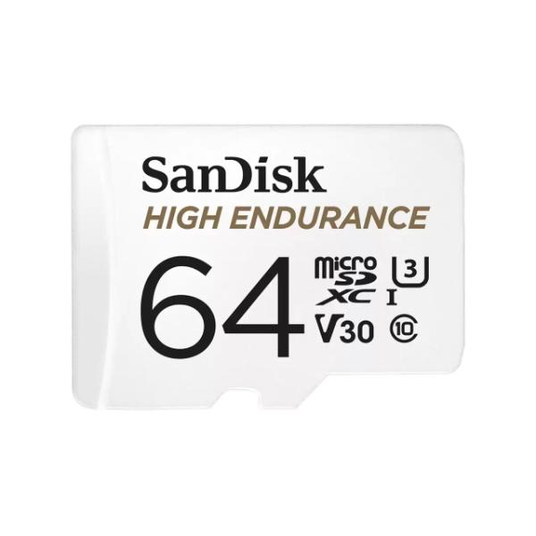 SanDisk High Endurance microSD Card - 64GB