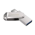 SanDisk Ultra Dual Drive Luxe 1TB USB Type C Flash Drive (Silver)