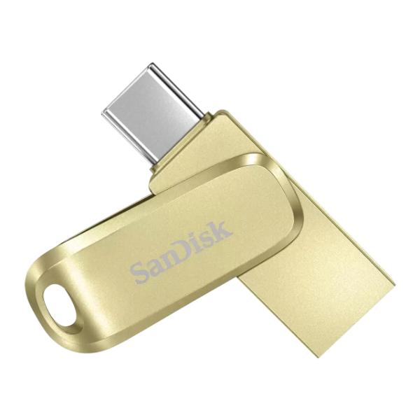 SanDisk Ultra Dual Drive Luxe USB Type-C Flash Drive - 1TB (Gold)