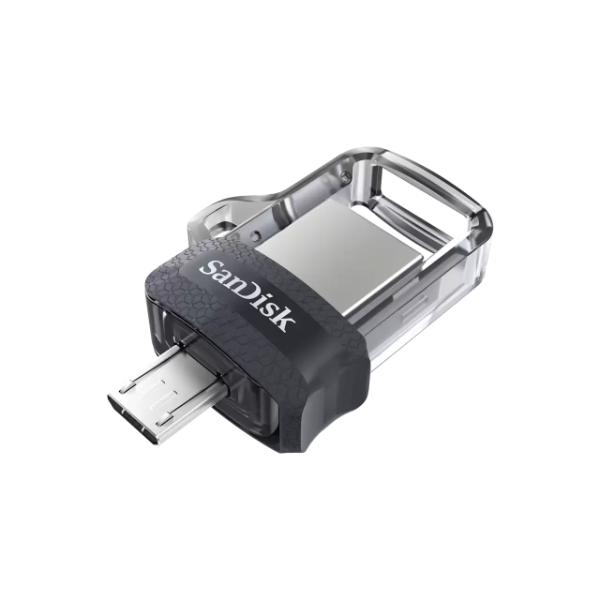 SanDisk Ultra Dual Drive m3.0 - 128GB (Black-Gray)