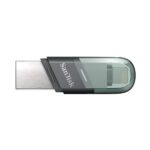 SanDisk iXpand USB 3.0 Flash Drive Flip 64GB for iOS and Windows (Sea Green)