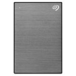 Seagate One Touch 4TB External HDD with Password Protection Space Gray