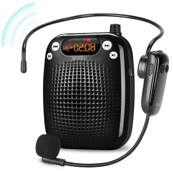 Shidu S611 - Wireless Portable Voice Amplifier with LED Display