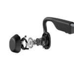Shokz OpenMove Open-Ear Bluetooth Sport Headphones Bone Conduction Wireless Earphones Grey