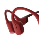 Shokz OpenRun Pro Premium Bone Conduction Open-Ear Bluetooth Sport Headphones (Red)