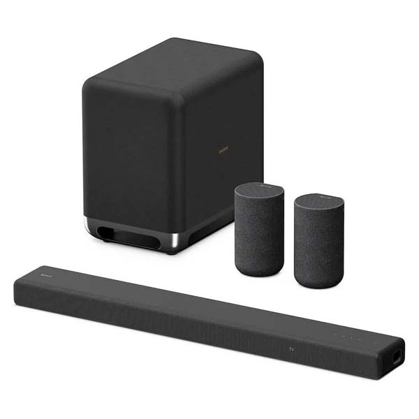 Sony HT-A3000+SW5+RSS Bluetooth Soundbar With SW5 Subwoofer and RS5 Speakers
