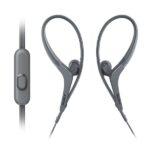 Sony MDR AS410AP Wired in Ear Headphone with Mic Black 1