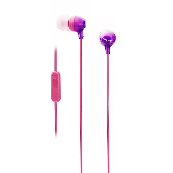 Sony MDR EX15AP In Ear Stereo VIOLET 1