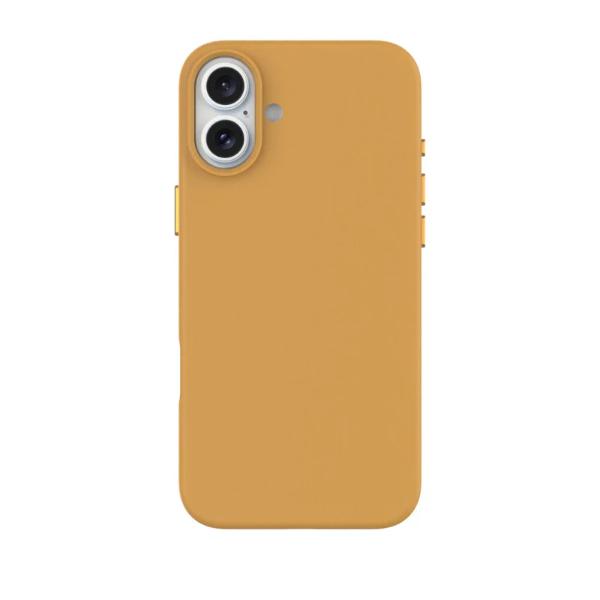 Stuffcool Premier mag magsafe compatible case for iPhone 16 series (Golden Brown)