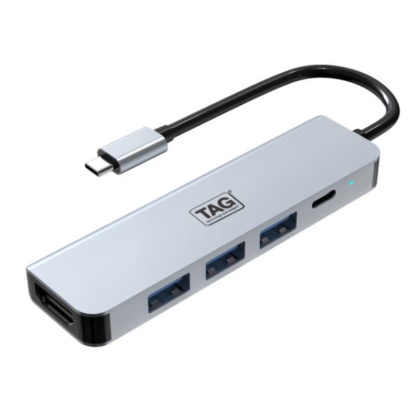 TAG 5 in 1-B Type C Multiport Hub