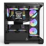 TAG Gamerz Luminor ARGB ATX Mid-Tower Cabinet (Black) - Image 2