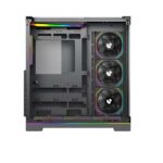 TAG Gamerz Supernova Mid-Tower Computer Case/Gaming Cabinet with 3 Side Glass Panoramic View| Pre-Installed 7 ARGB PWM Fans | Anti Sag Bracket | Support Reverse Connection motherboards PC CASE Black - Image 5