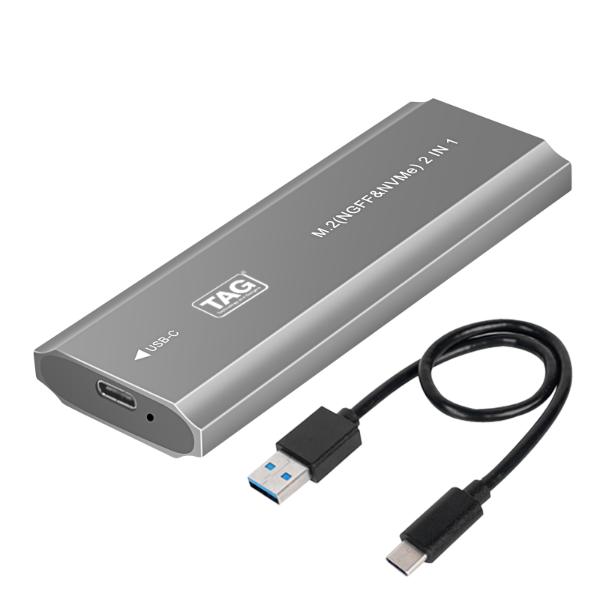TAG M.2 SSD Enclosure (White)