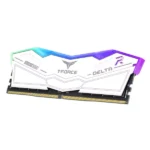 TeamGroup T-Force Delta RGB 64GB (32GBx2) DDR5 6000MHz Desktop RAM (White)