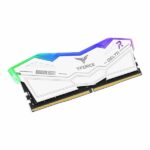 TEAMGROUP T-Force Delta RGB 32GB (2x16GB) DDR5 6000Mhz CL30 Ram (White) - Image 2