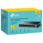 TP-Link Omada LS108GP 8 Port Gigabit Ethernet Desktop Switch with 8-Port PoE+ - Image 2