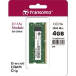 Transcend 4GB (1 X 4GB) DDR4 2666MHz SO-DIMM 1Rx8 512Mx8 CL19 1.2V Laptop RAM - Image 2
