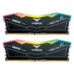 TeamGroup T-Force Delta RGB 32GB (16GBx2) DDR5 5600MHz Ram (Black)