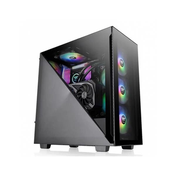 Thermaltake Divider 300 TG ARGB Mid Tower Cabinet Black 1