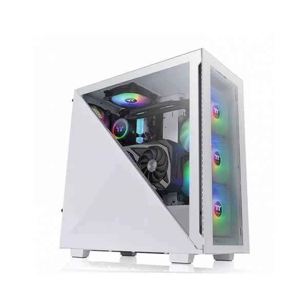 Thermaltake Divider 300 TG Snow ARGB Mid Tower Cabinet White 1