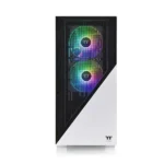 Thermaltake Divider 370 TG Snow ARGB (E-ATX) Mid Tower Cabinet (White) - Image 2