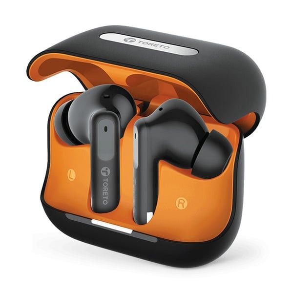 Toreto Air Aqua 2 ANC ENC Pro TWS Earbuds (Black)