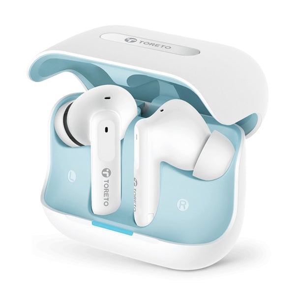 Toreto Air Aqua 2 ANC ENC Pro TWS Earbuds (White)
